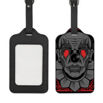 Scary Joker Card Print Luggage Tag