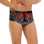 Scary Joker Card Print Men's Briefs