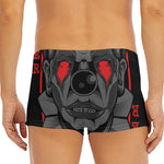 Scary Joker Card Print Men's Short Boxer Briefs