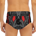 Scary Joker Card Print Men's Triangle Swim Briefs