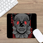 Scary Joker Card Print Mouse Pad