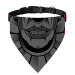 Scary Joker Card Print Over The Collar Dog Bandana