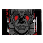 Scary Joker Card Print Placemat