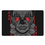 Scary Joker Card Print Polyester Doormat
