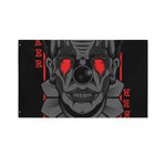 Scary Joker Card Print Polyester Flag