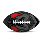 Scary Joker Card Print Rugby Ball