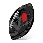 Scary Joker Card Print Rugby Ball