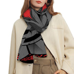 Scary Joker Card Print Scarf