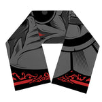 Scary Joker Card Print Scarf