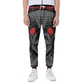 Scary Joker Card Print Joggers