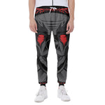 Scary Joker Card Print Scuba Joggers