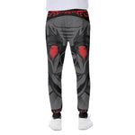 Scary Joker Card Print Scuba Joggers