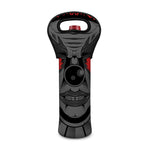 Scary Joker Card Print Single Neoprene Wine Tote