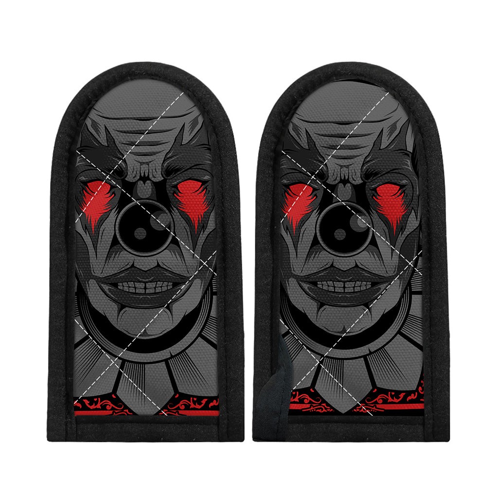 Scary Joker Card Print Skillet Handle Cover