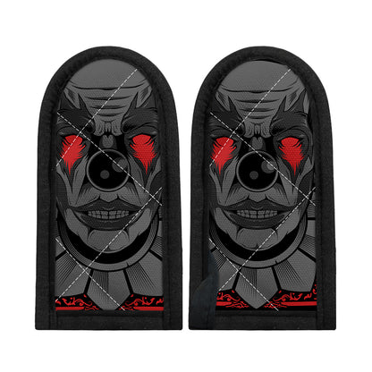 Scary Joker Card Print Skillet Handle Cover