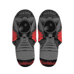 Scary Joker Card Print Slippers