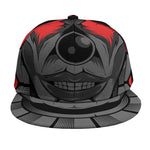 Scary Joker Card Print Snapback Cap