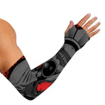 Scary Joker Card Print Sun Protection Arm Sleeves
