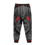 Scary Joker Card Print Sweatpants