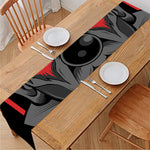 Scary Joker Card Print Table Runner