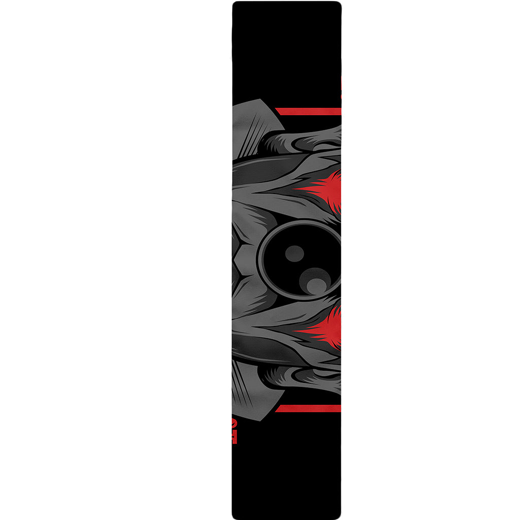 Scary Joker Card Print Table Runner
