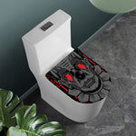 Scary Joker Card Print Toilet Lid Cover