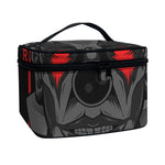 Scary Joker Card Print Travel Makeup Bag