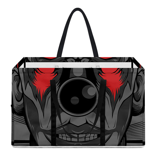 Scary Joker Card Print Utility Tote Bag