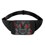 Scary Joker Card Print Waist Bag