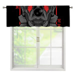 Scary Joker Card Print Window Valance