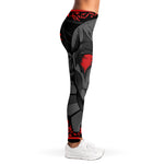 Scary Joker Card Print Women's Leggings