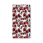 Scary Red Eyeball Pattern Print Baby Crib Sheet