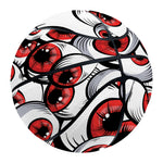 Scary Red Eyeball Pattern Print Basketball