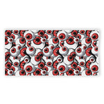 Scary Red Eyeball Pattern Print Beach Towel