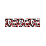 Scary Red Eyeball Pattern Print Bed Runner