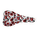 Scary Red Eyeball Pattern Print Bicycle Seat Cover