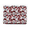 Scary Red Eyeball Pattern Print Bifold Wallet