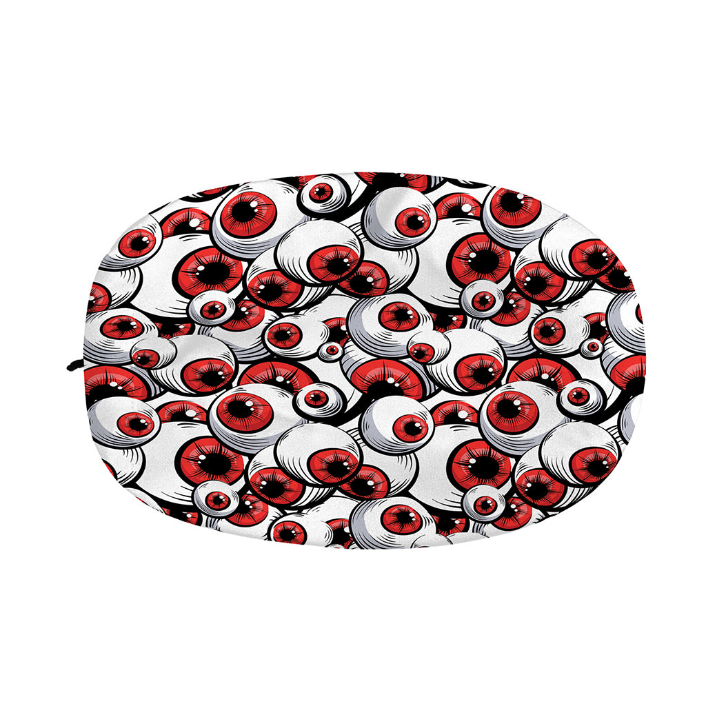 Scary Red Eyeball Pattern Print Car Side Mirror Covers
