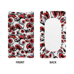 Scary Red Eyeball Pattern Print Changing Pad Cover