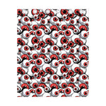 Scary Red Eyeball Pattern Print Curtain