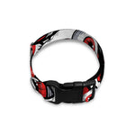 Scary Red Eyeball Pattern Print Dog Collar