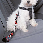 Scary Red Eyeball Pattern Print Dog Seat Belt