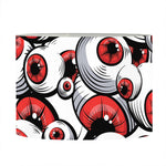 Scary Red Eyeball Pattern Print Drum Lamp Shade