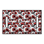 Scary Red Eyeball Pattern Print Golf Cart Seat Cover
