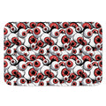 Scary Red Eyeball Pattern Print Indoor Door Mat