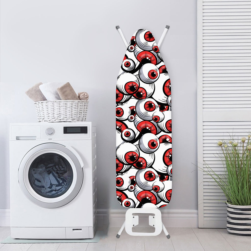 Scary Red Eyeball Pattern Print Ironing Board Cover