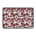 Scary Red Eyeball Pattern Print Kitchen Mat