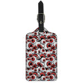 Scary Red Eyeball Pattern Print Luggage Tag