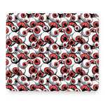Scary Red Eyeball Pattern Print Mouse Pad
