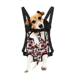 Scary Red Eyeball Pattern Print Pet Carrier Backpack